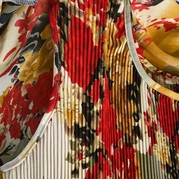 CARDIGAN with sleeveless ribbed top, size large, unknown maker, polyester-90s - Picture 2 of 8